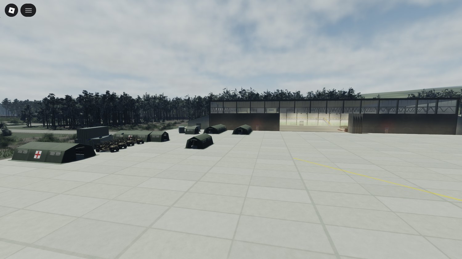 Russian military battle map terrain in Roblox