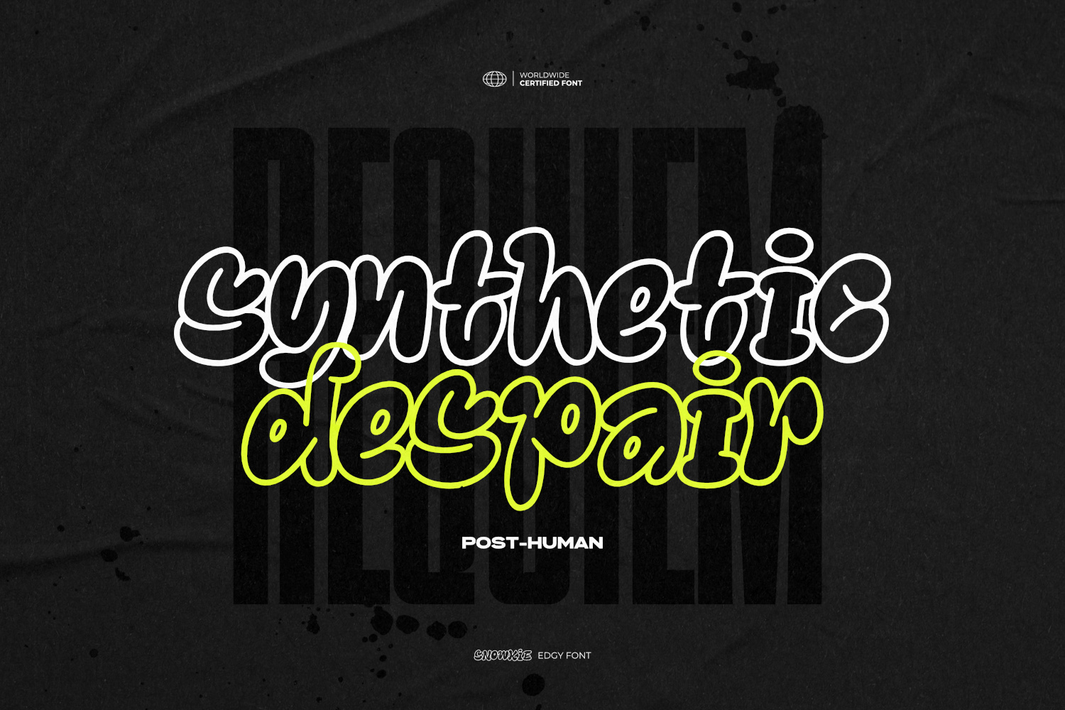 SnowkieFont, EdgyOutlineFont, StreetCultureFont, GraffitiStyleFont, HandDrawnOutline, UrbanTypography, DisplayTypeface, ExpressiveFont, RebelliousDesign, StreetArtTypography, CreativeTypography, ModernFontDesign, IndieFont, GraphicDesignAssets, Streetwear
