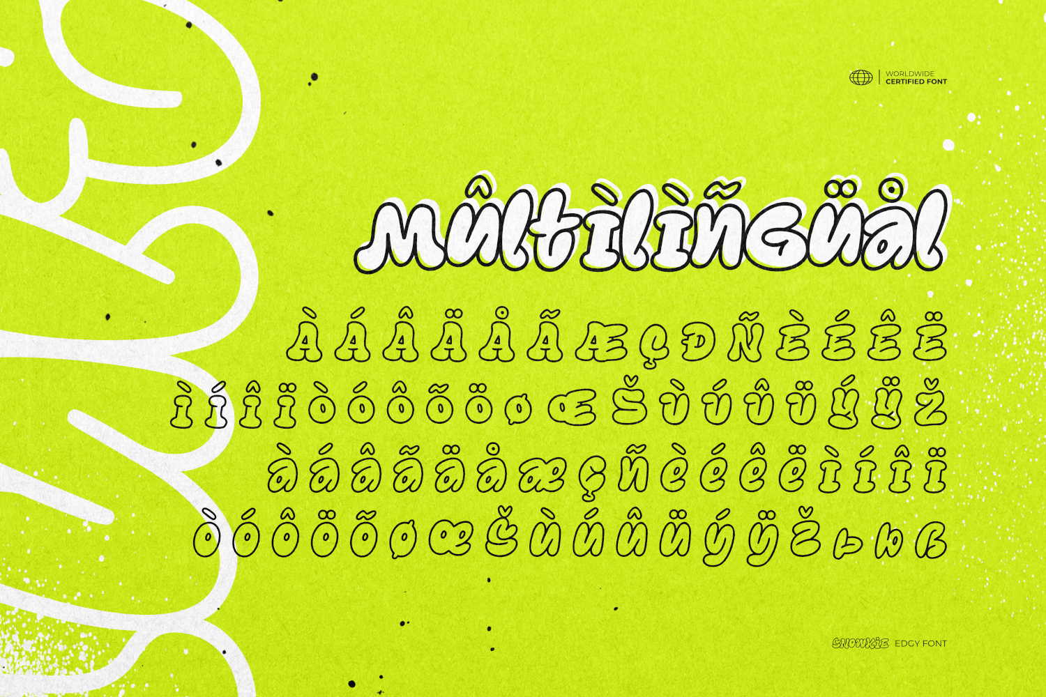 SnowkieFont, EdgyOutlineFont, StreetCultureFont, GraffitiStyleFont, HandDrawnOutline, UrbanTypography, DisplayTypeface, ExpressiveFont, RebelliousDesign, StreetArtTypography, CreativeTypography, ModernFontDesign, IndieFont, GraphicDesignAssets, Streetwear