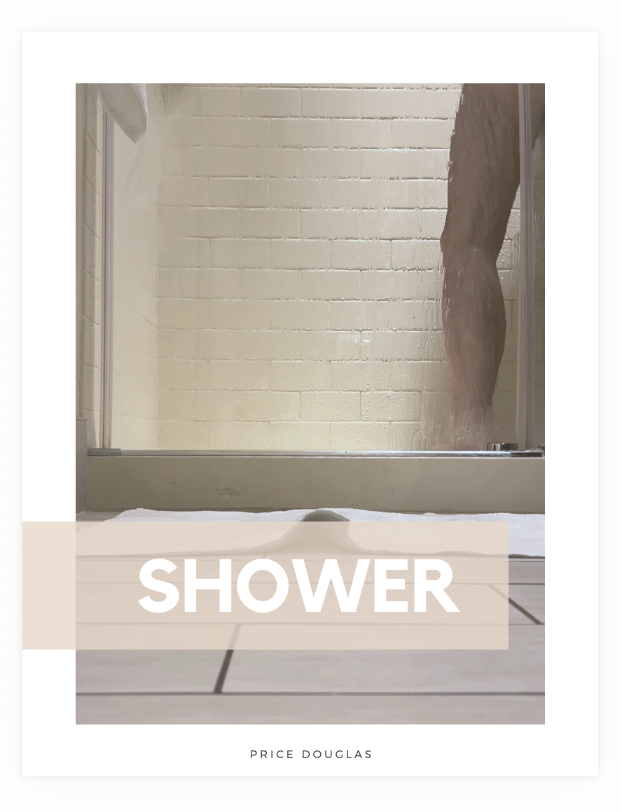 SHOWER — PRiCE Douglas male self-portrait photography