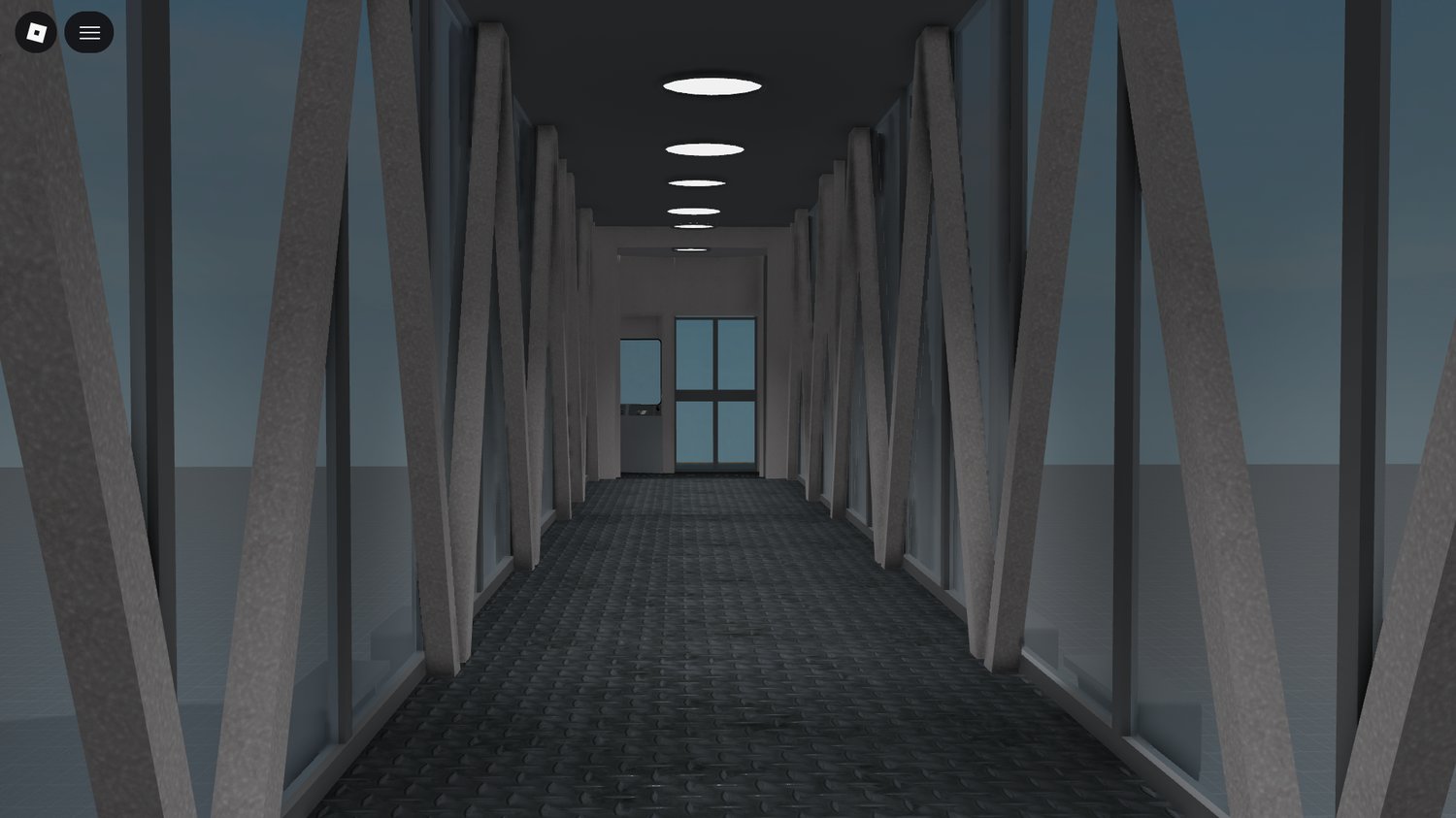 Jetway positioned at aircraft gate Roblox
