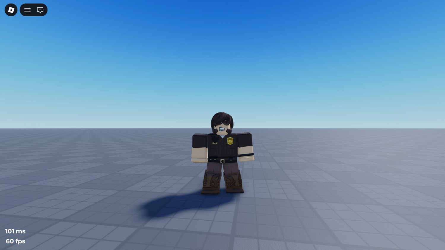FPS and ping counter displayed on Roblox screen