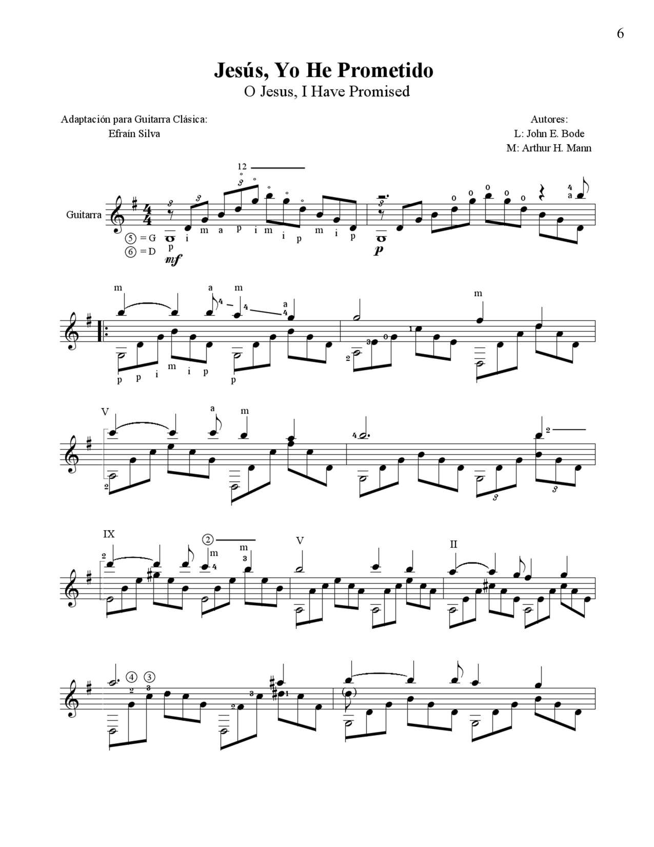 Sacred Music, Christian Hymns, Solo Guitar Sheet Music, Church Music, Homophony, Tremolo Studies, Religious Guitar, Efrain Silva, Wedding Music, How Great Thou Art, Amazing Grace, Música Sacra, Himnos Cristianos, Partituras Guitarra Solista, Música de Igl