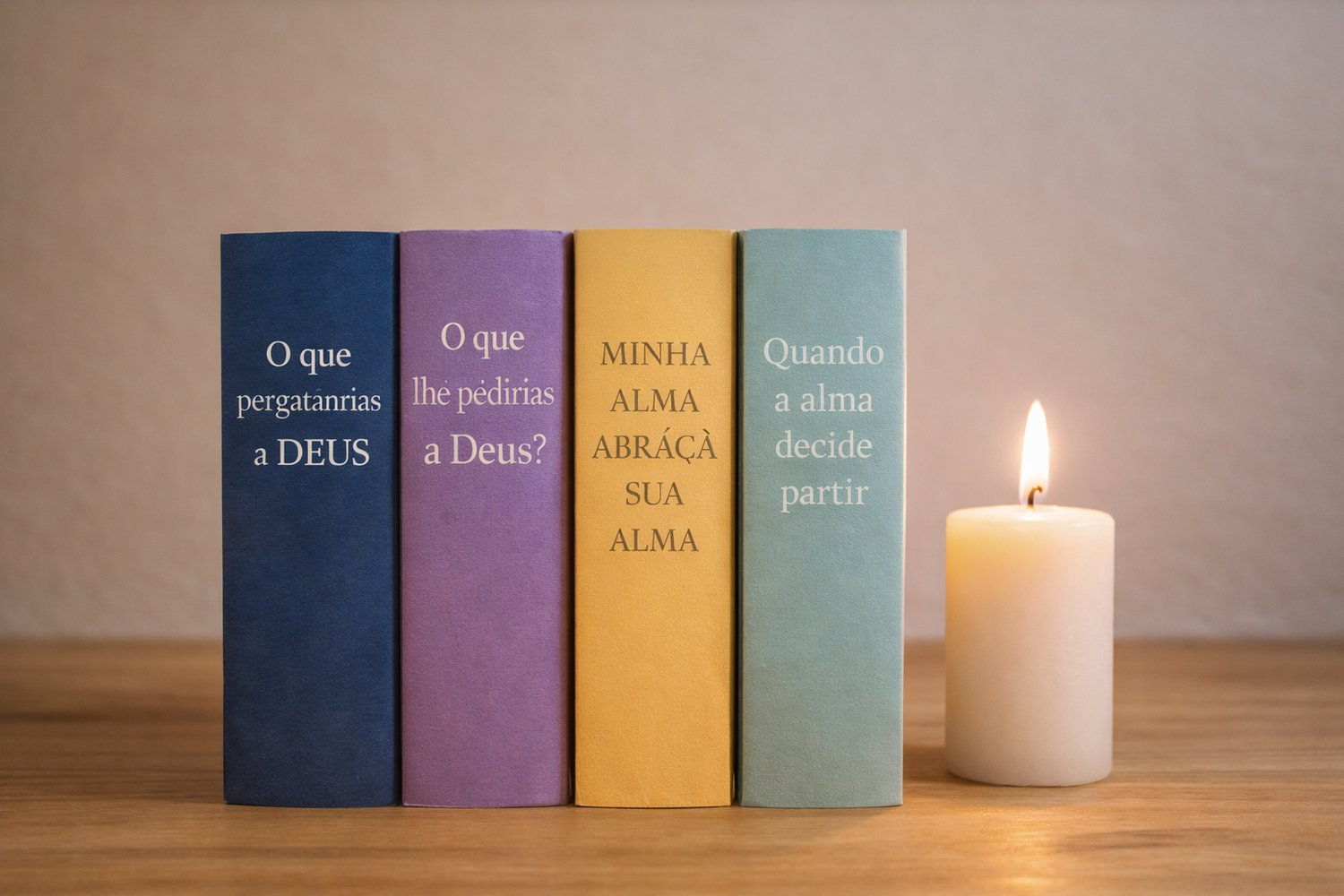 Colecao de livros espirituais Minha Alma Abraca sua Alma em portugues