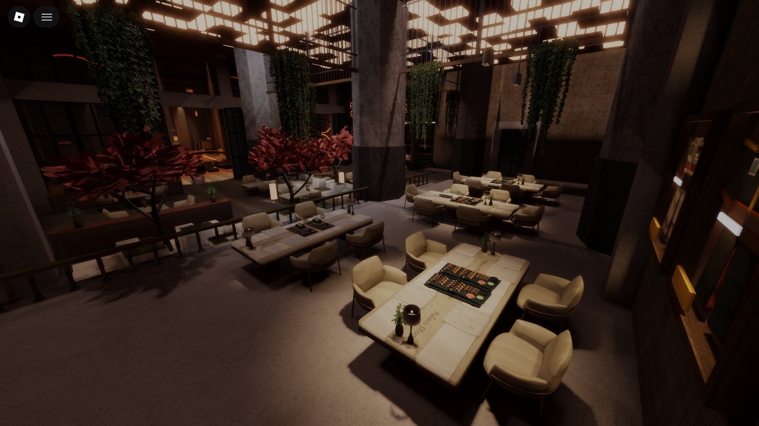 Staff meeting room and offices inside Roblox Doro Bar