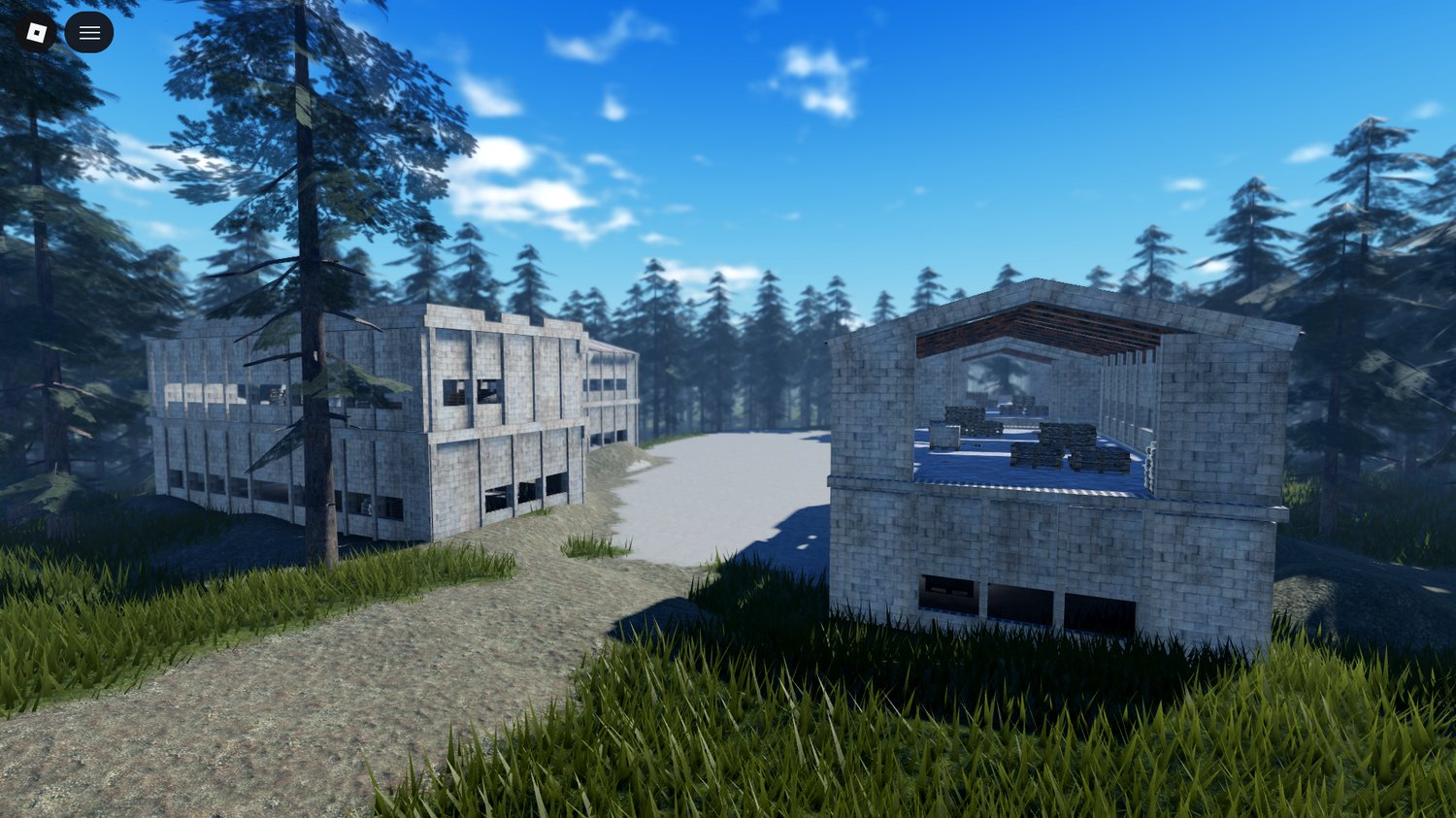 Open-world Roblox forest map for adventure games