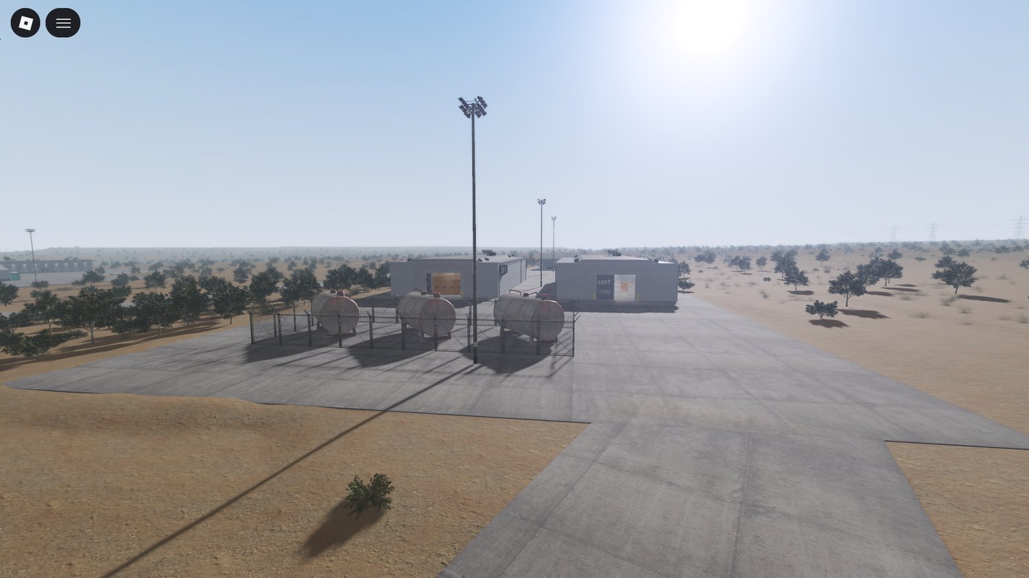 Roblox indoor shooting range in Middle East military map