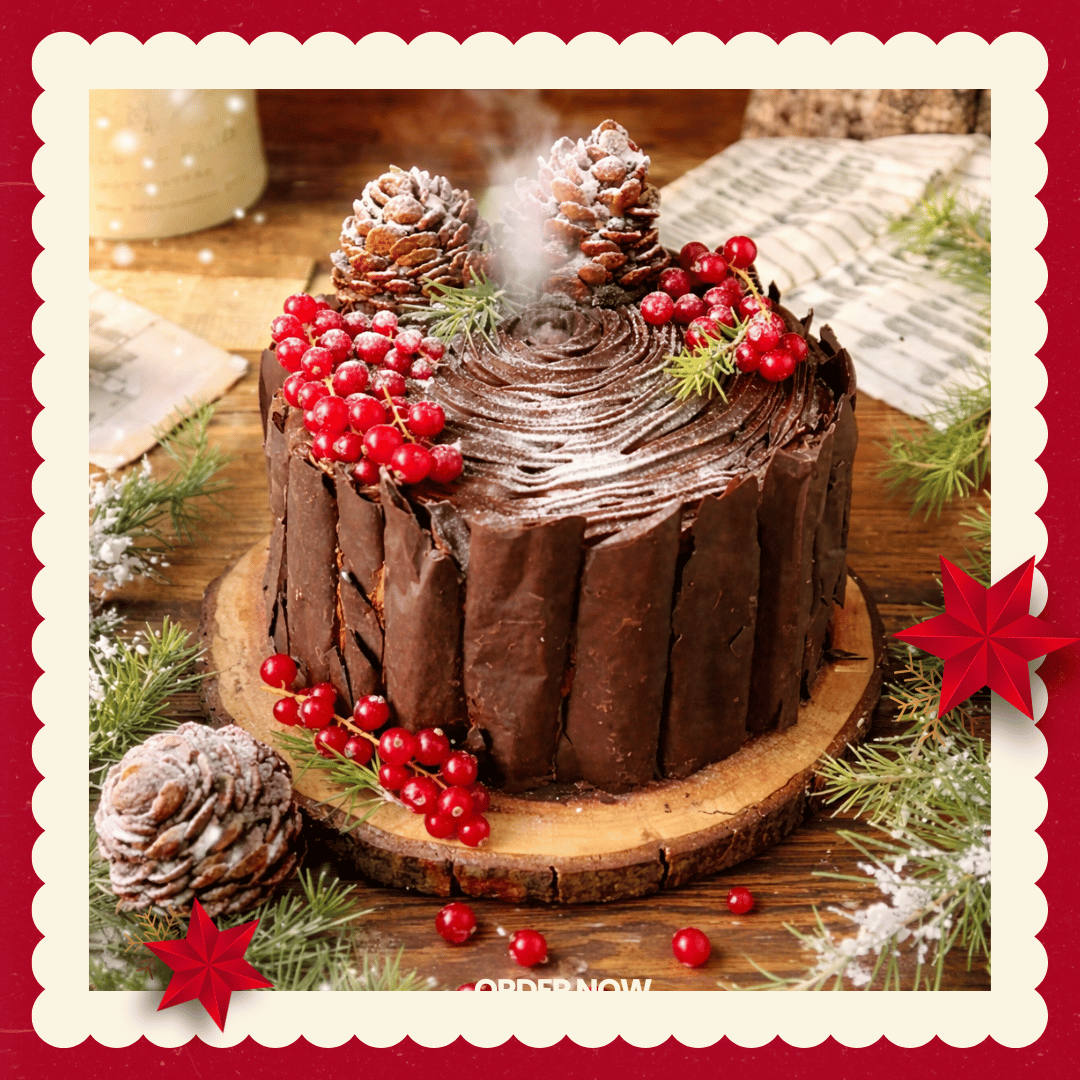 Chocolate Yule Log Cake 	•	Easy holiday dessert 	•	Christmas Yule Log recipe 	•	Holiday desserts 	•	Chocolate ganache for Yule Log 	•	Best Christmas cakes 	•	Festive Yule Log Cake ideas 	•	Holiday baking recipes