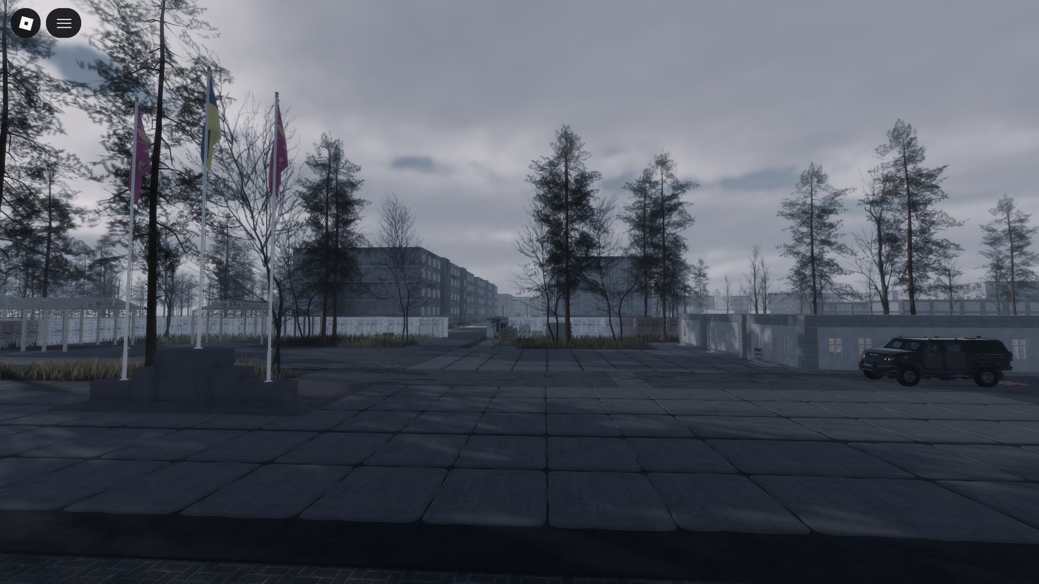 Realistic abandoned city and village combat map in Roblox