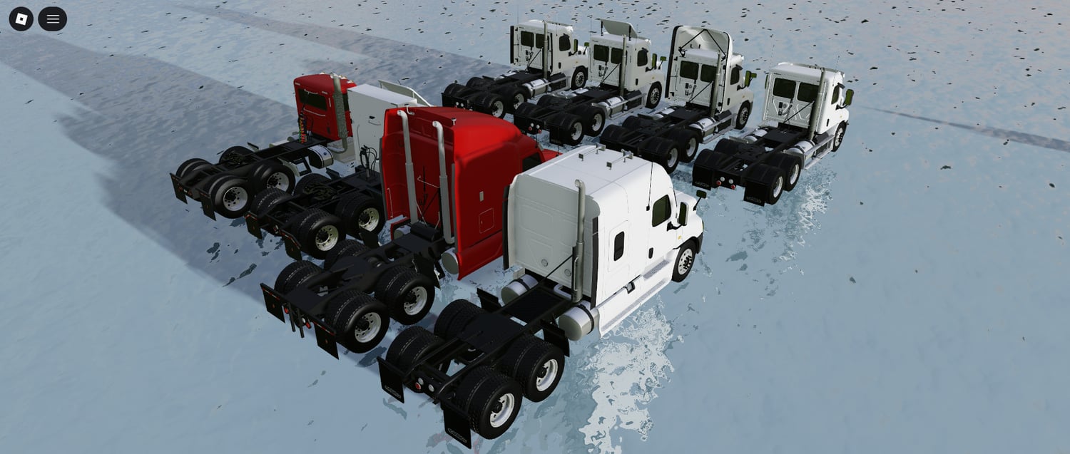 Trucking and transport roleplay vehicles in Roblox