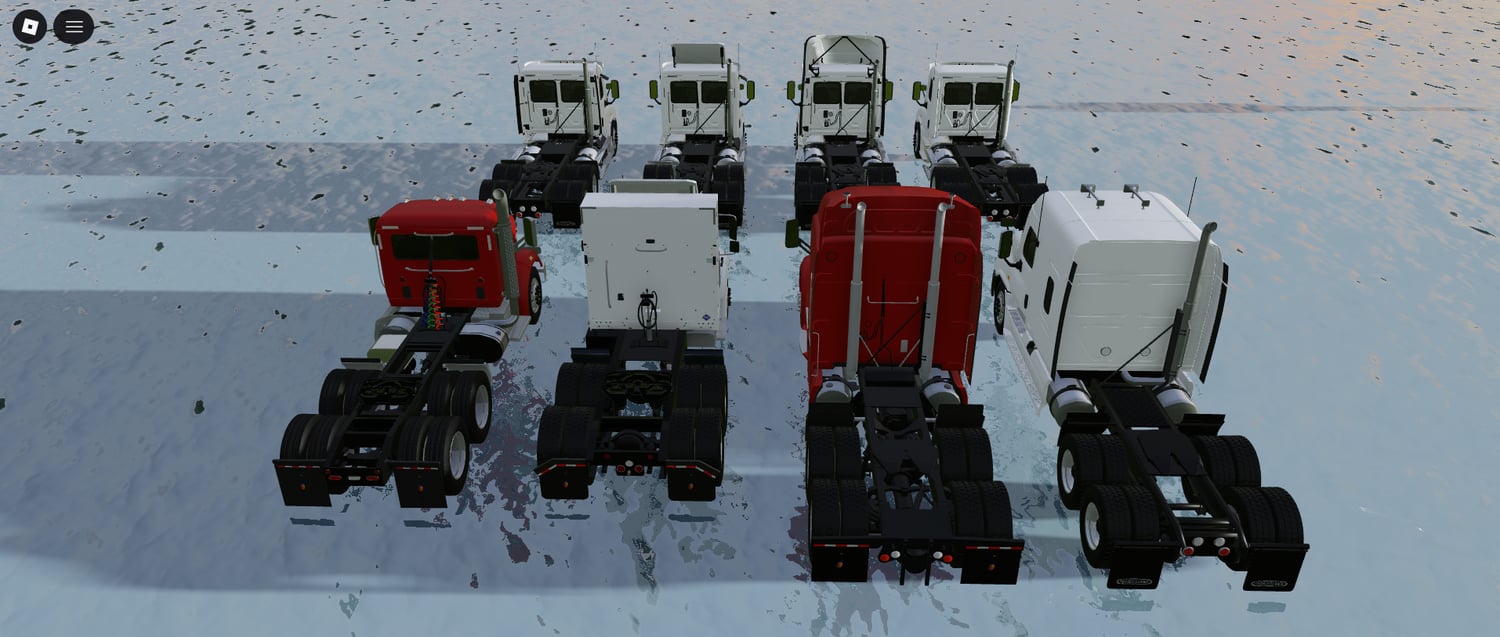 8 fully scripted driveable trucks in Roblox