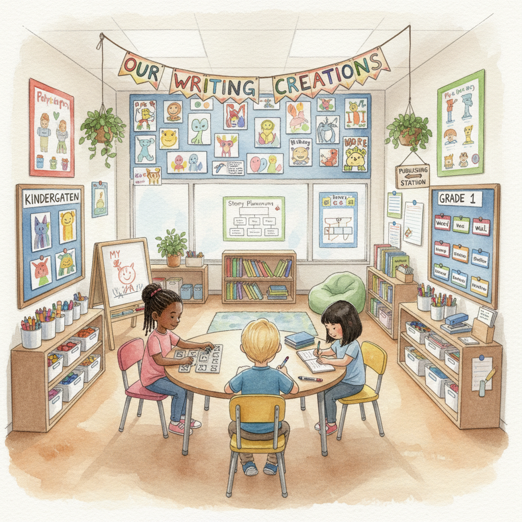 Creating Effective Writing Centers That Grow With Your Students (Kindergarten to Grade 2)