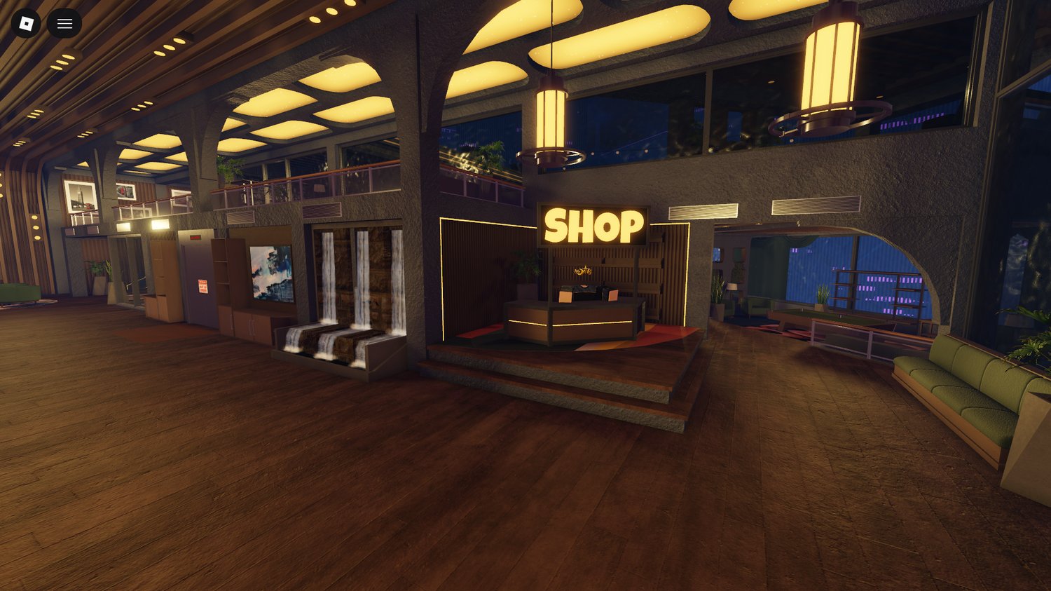 Roblox city skyline penthouse view