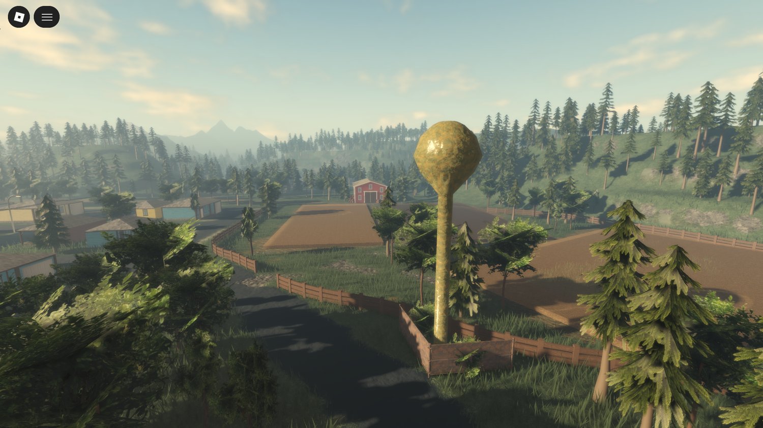 Realistic roads and terrain for driving in Roblox