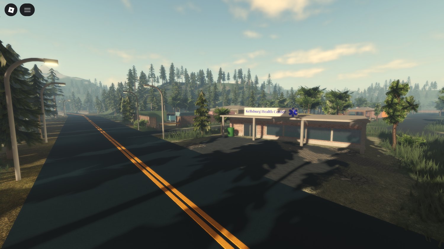 Village and town with natural landscapes Roblox