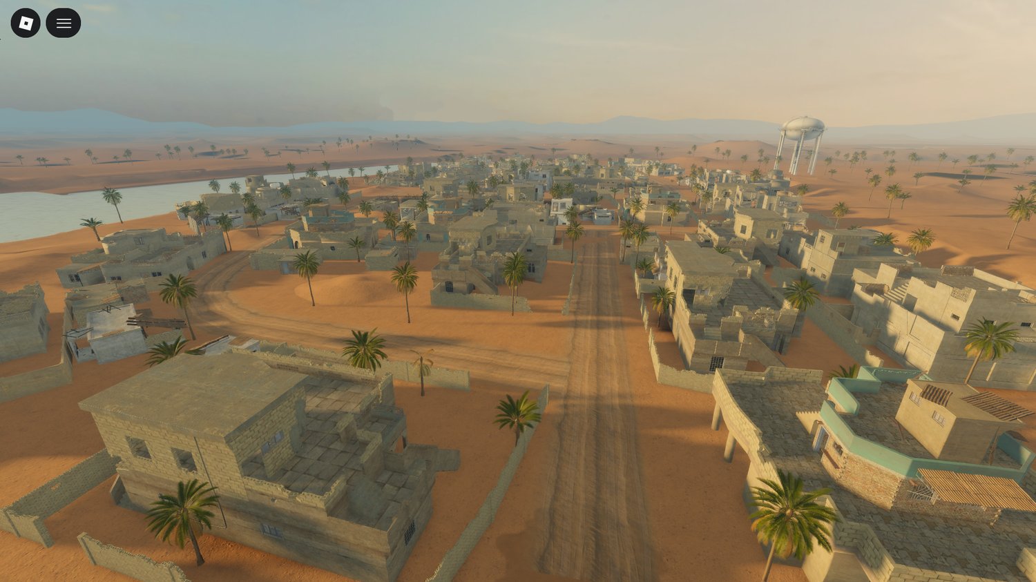 Rooftops and alleyways designed for missions in Roblox