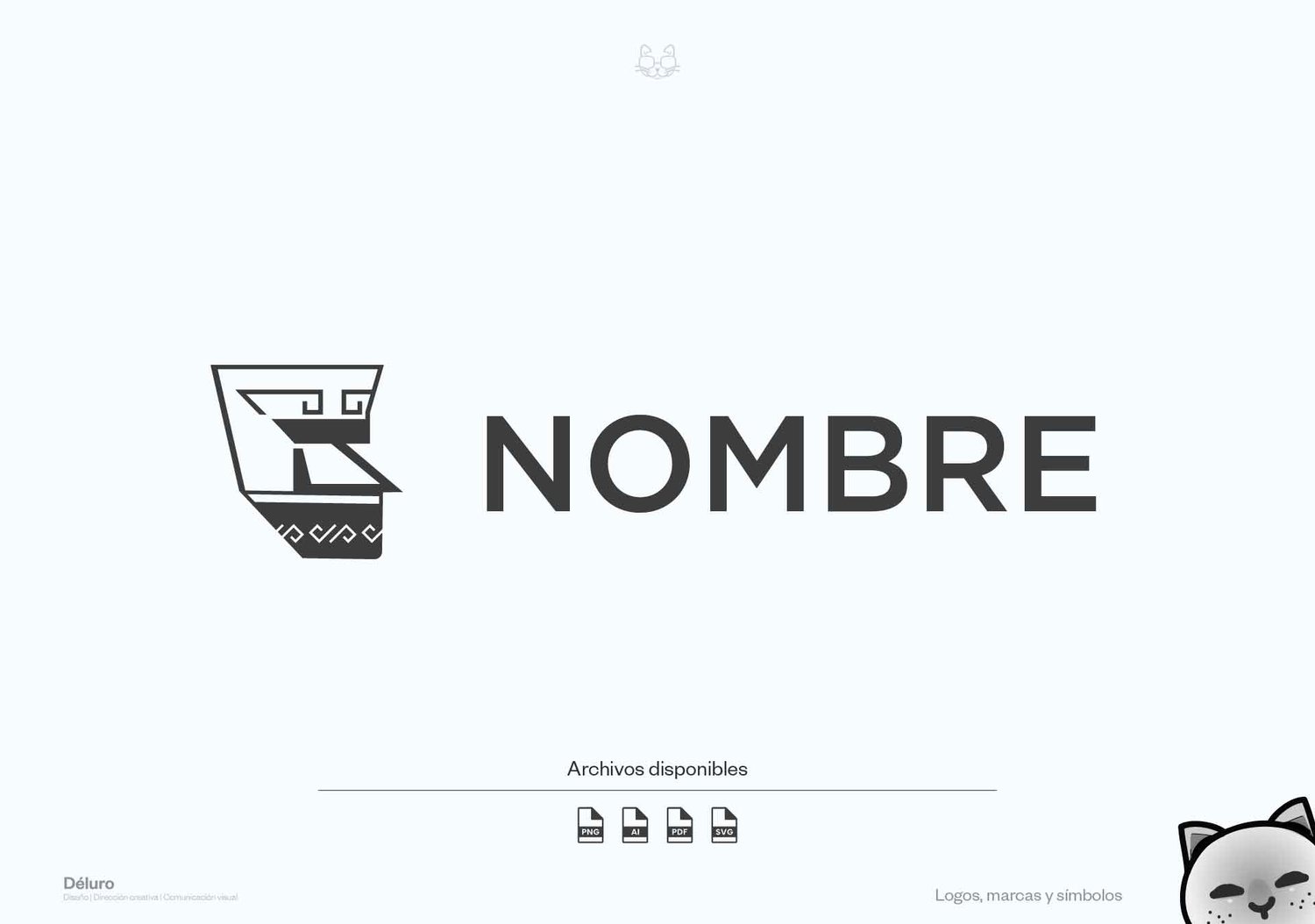Geometric and minimalist logo design, suitable for contemporary brands and commercial use.