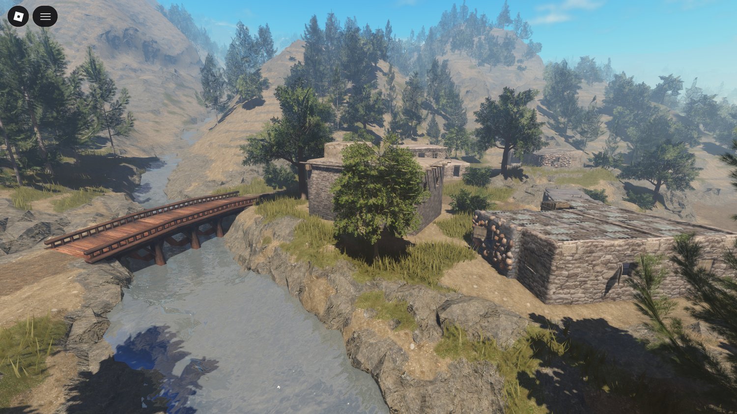 Realistic Roblox Afghan-inspired mountain terrain environment