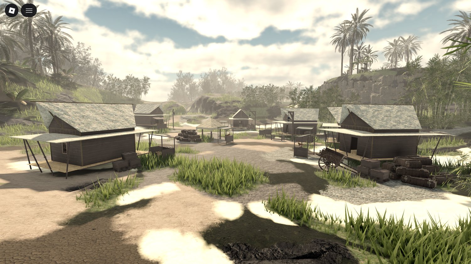 Roblox historical revolution environment with immersive scenery