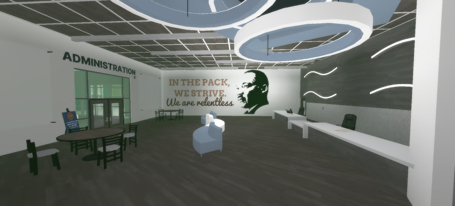 Detailed Roblox school map for cinematic, roleplay, and social use