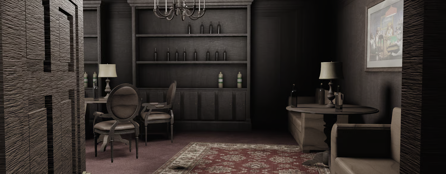 Roblox La Primavera Social Club vintage lounge with retro décor