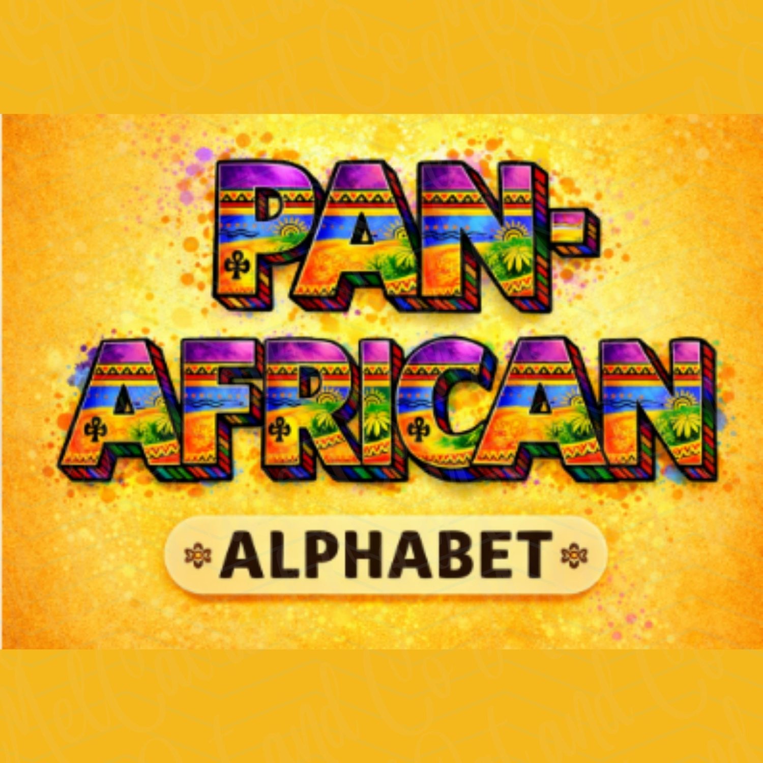 Pan-African Alphabet PNG's - Payhip