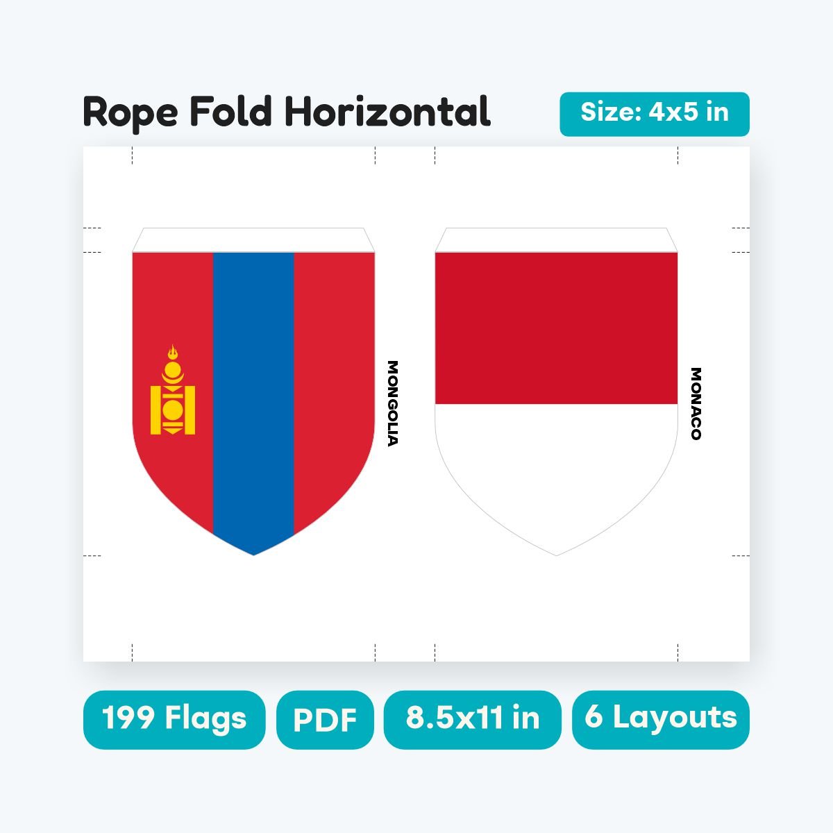 educational world flags garland pdf