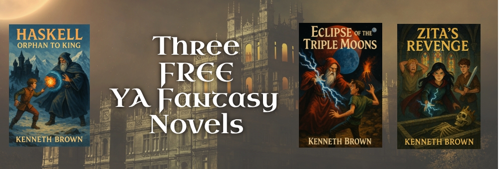 Find the first three books in the Mountain King YA Fantasy series by Kenneth Brown