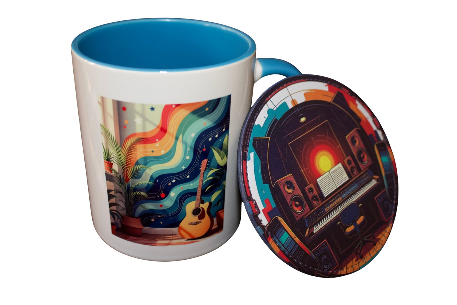 Enjoy your favorite beverages in style with the Music Mug w/ Coaster, a beautifully coordinated set designed for comfort and refined everyday use. Perfect for music lovers and thoughtful gift‑givers, this stylish mug and matching coaster elevate your home or office drinkware collection