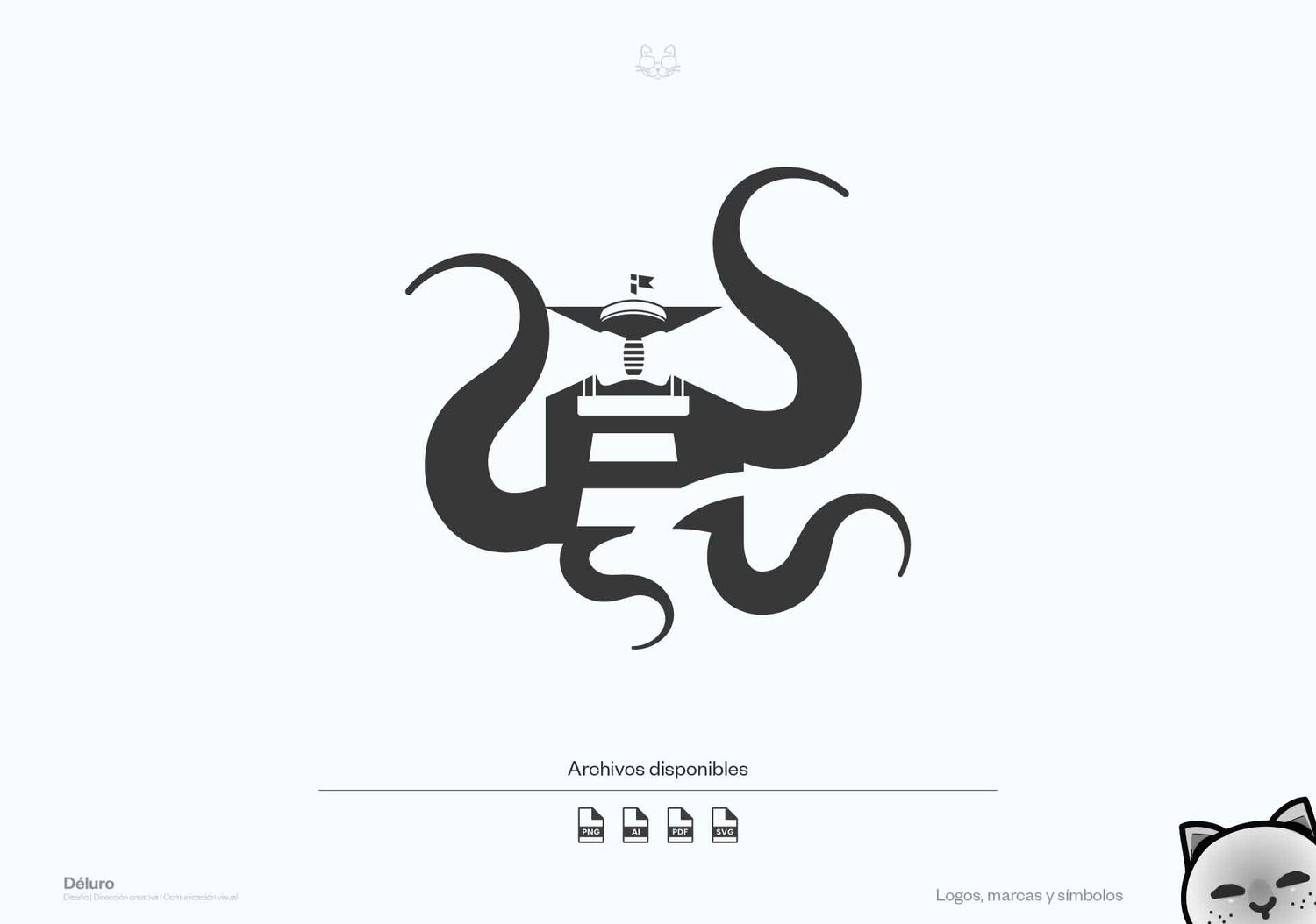 Strong and simple logo concept created for clear brand communication and adaptability.