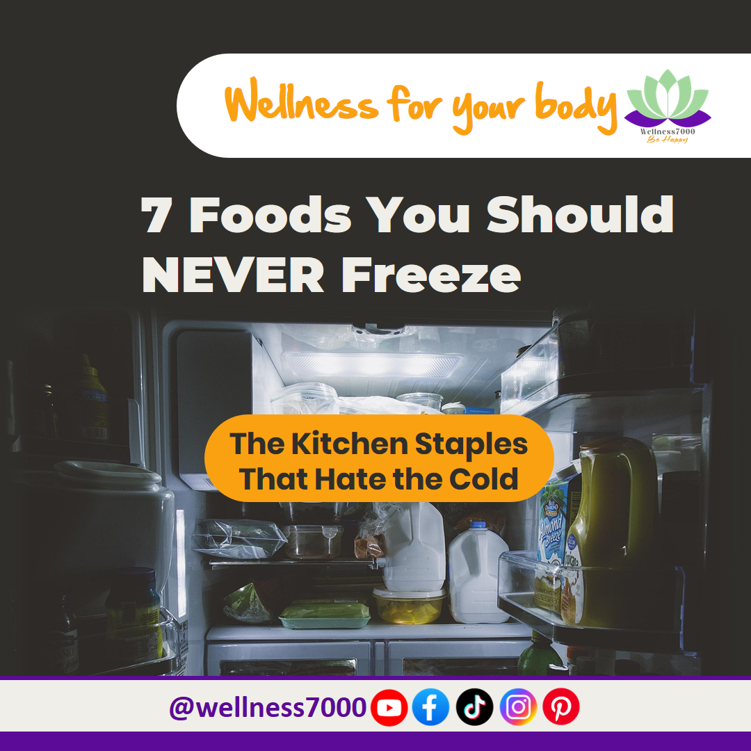 7 Foods You Should NEVER Freeze