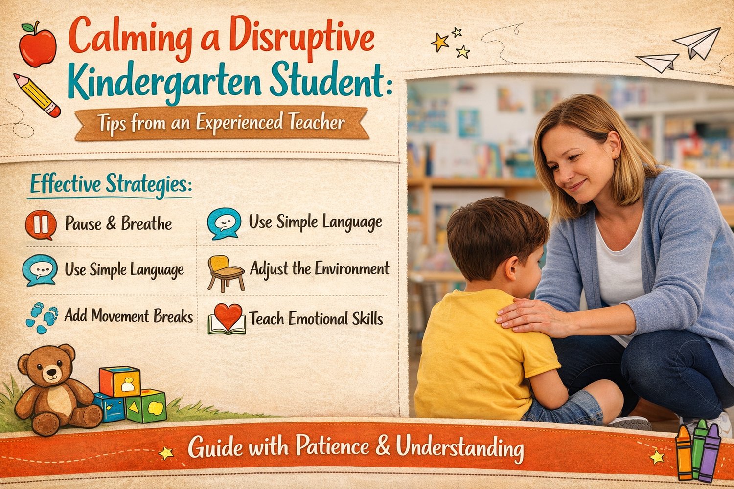 Calming strategies for kindergarten students