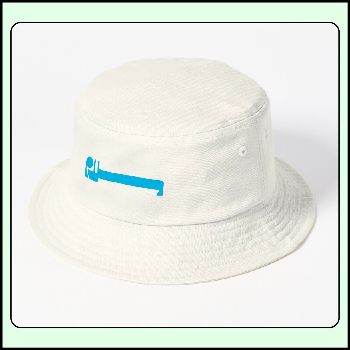 Salam Arabic typography printed on a bucket hat mockup for contemporary streetwear use