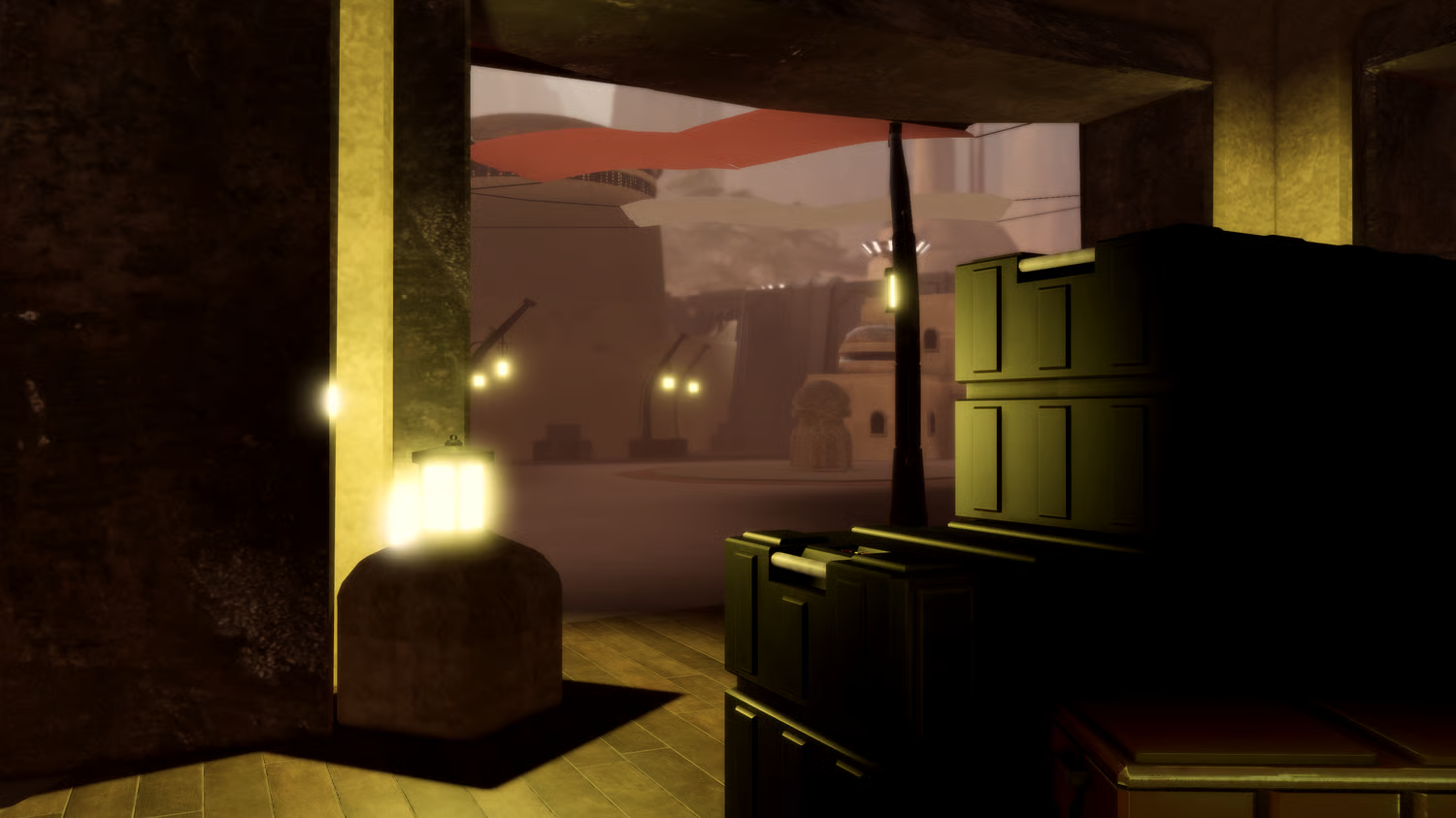 Custom Roblox Batuu-inspired adventure world