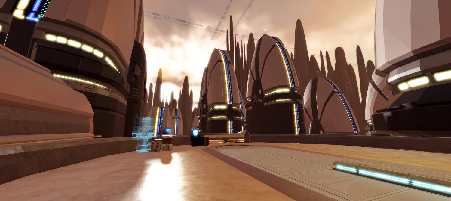 Compact and optimized Roblox sci-fi environment
