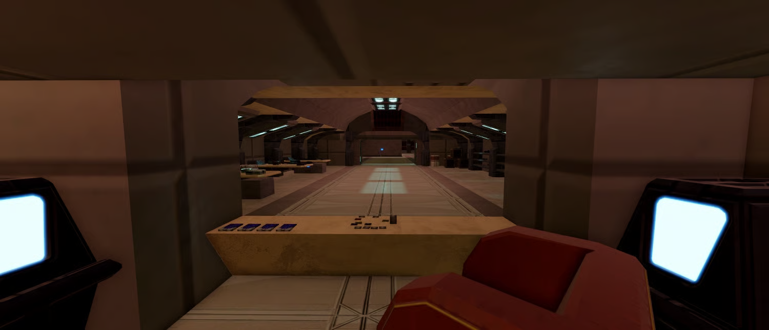 Sci-fi ruins and high-tech structures in Roblox
