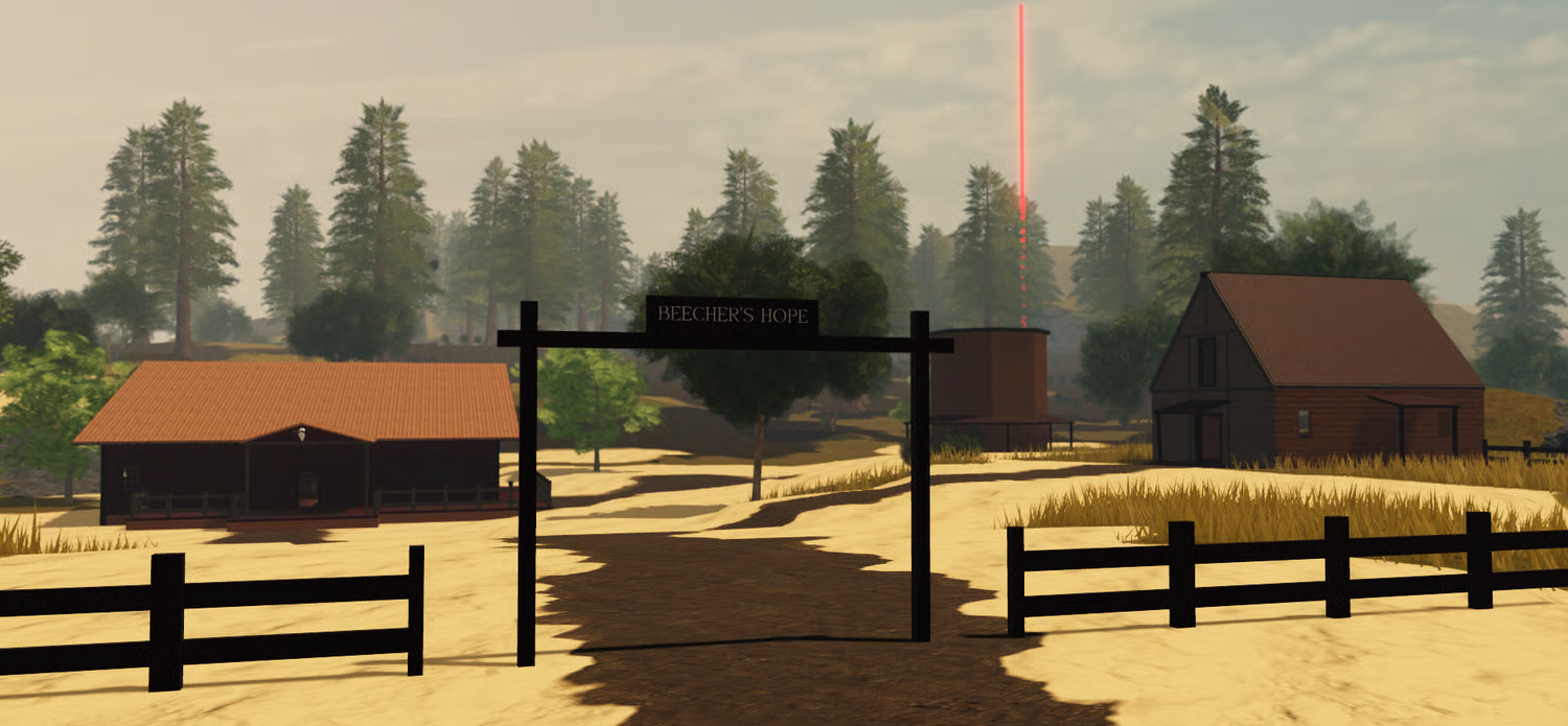 Authentic 1870s American frontier roleplay map for Roblox