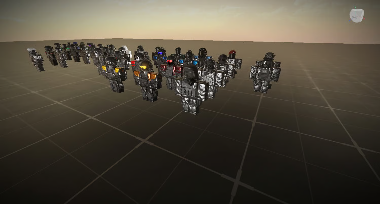 Morphable SCP characters for Roblox roleplay