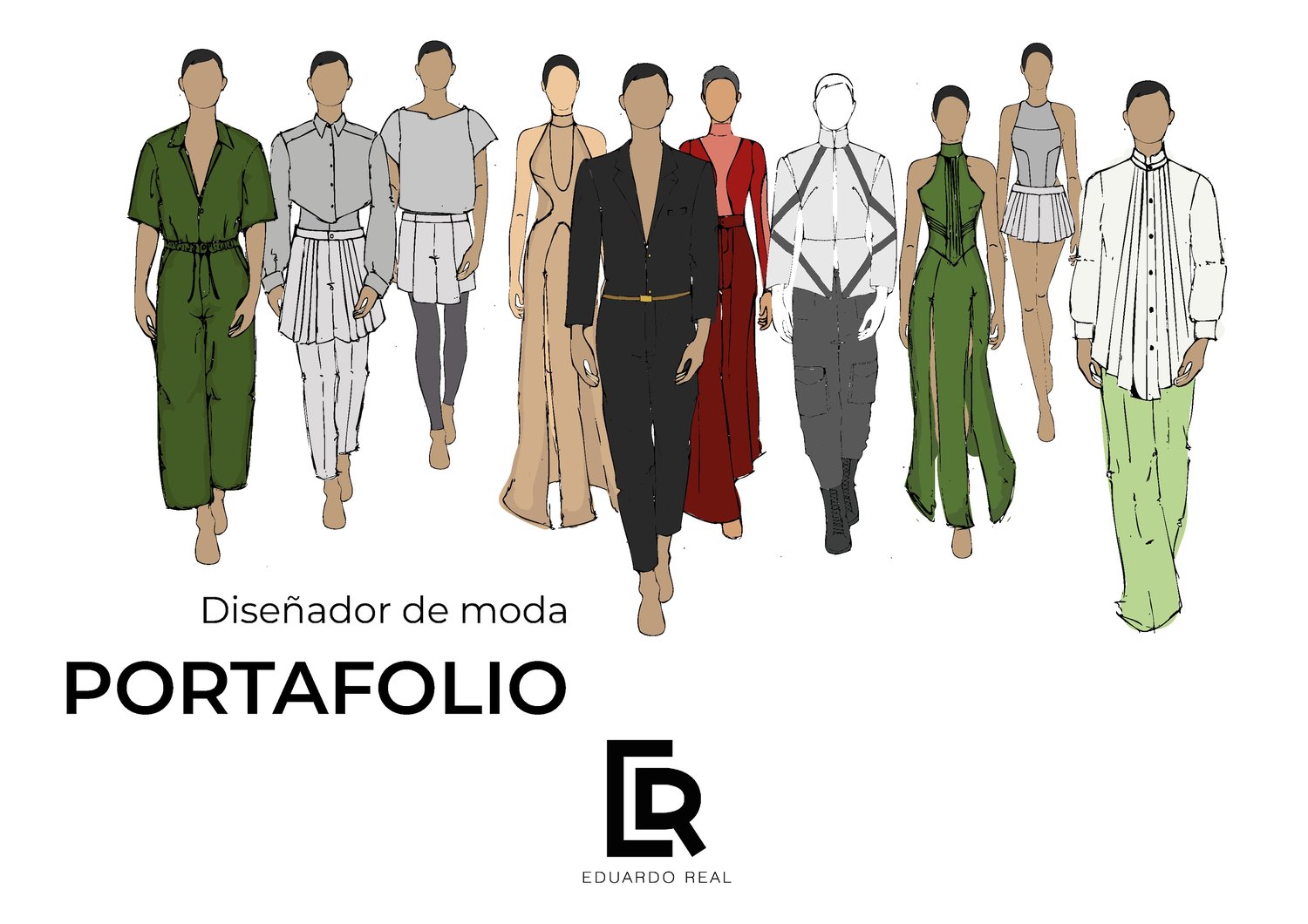 portafolio, diseñador, moda, patronista, digital, eduardo, real