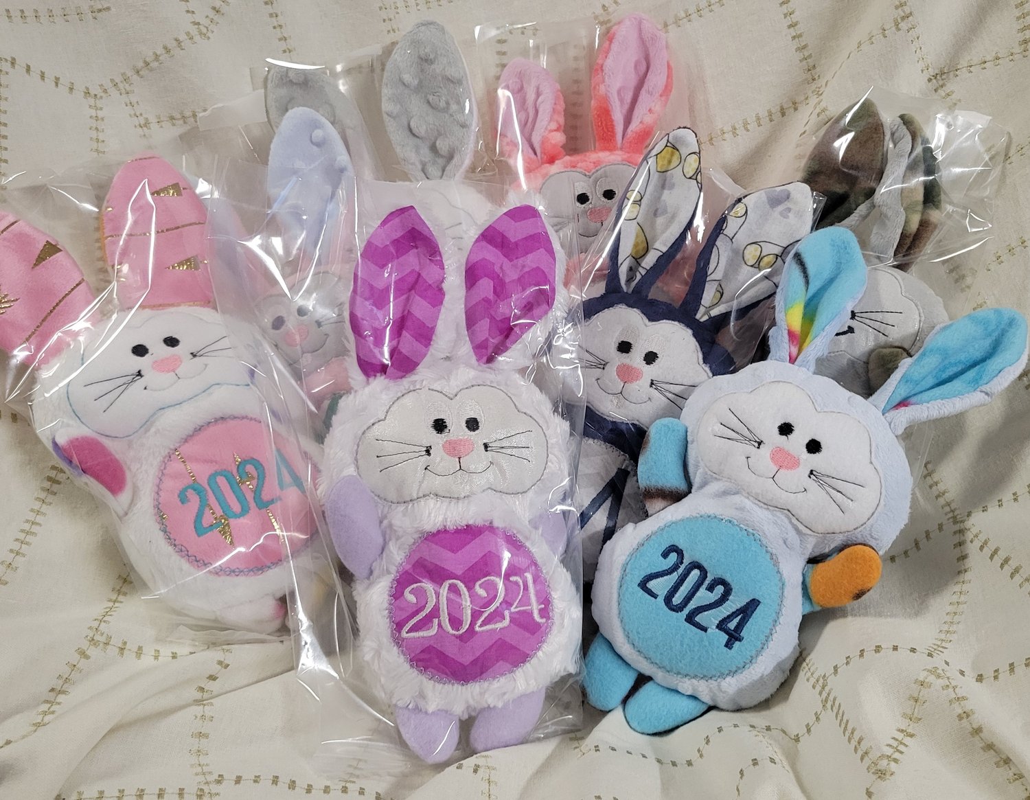 Personalized Easter Bunny- Easter gift-Easter Plush-Easter Bunny-Personalized stuffed bunny-gift for kids-Basket stuffer-plush bunny