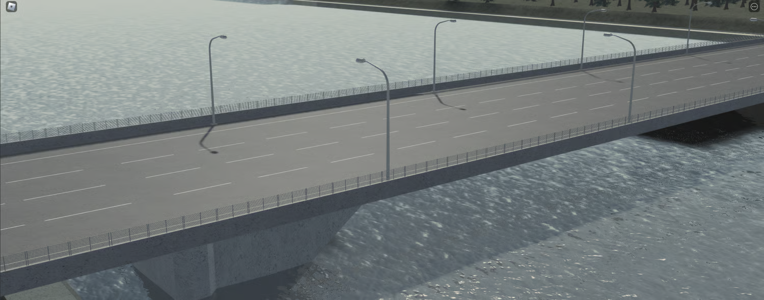 Realistic sidewalks and city infrastructure in Roblox