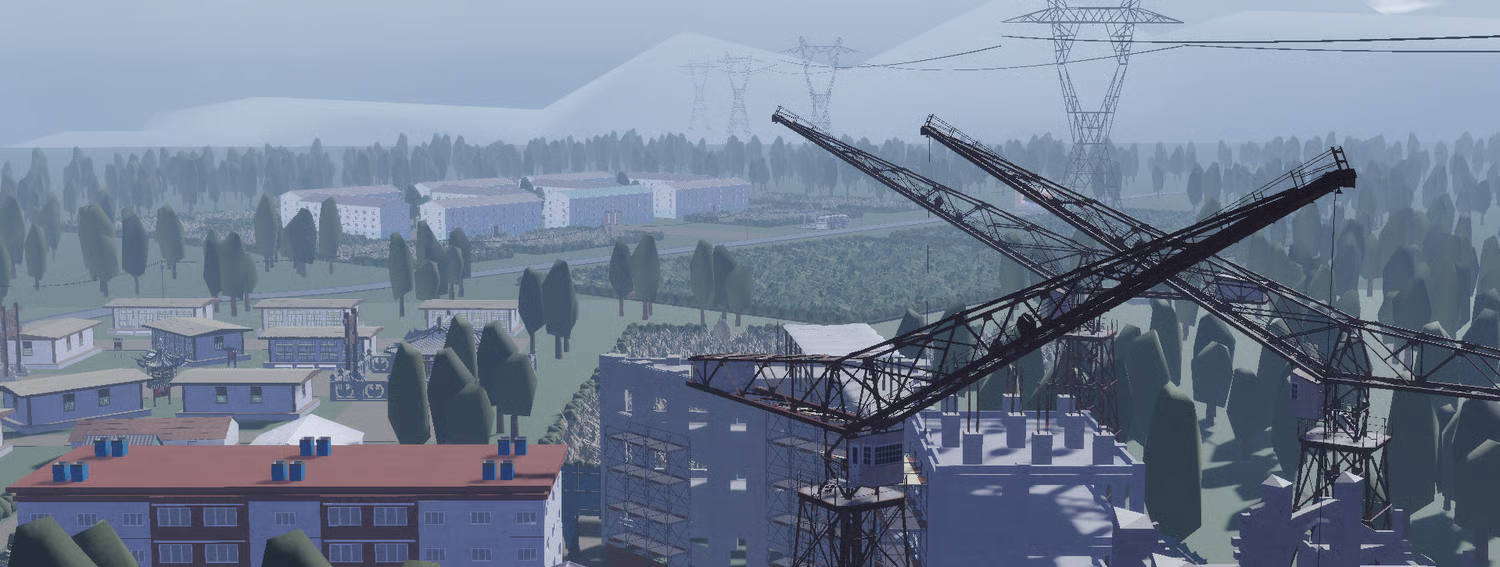 Detailed interiors inside Roblox North Korea map buildings