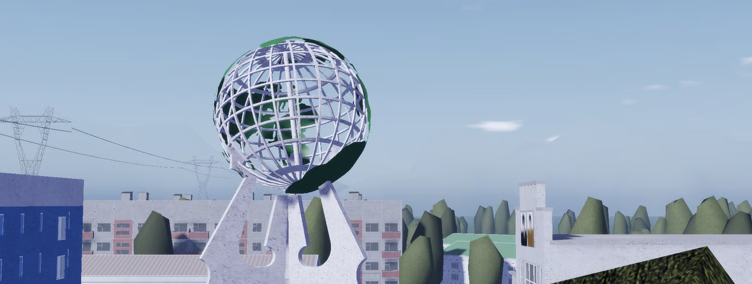 Immersive signage and storefronts in Roblox city environment