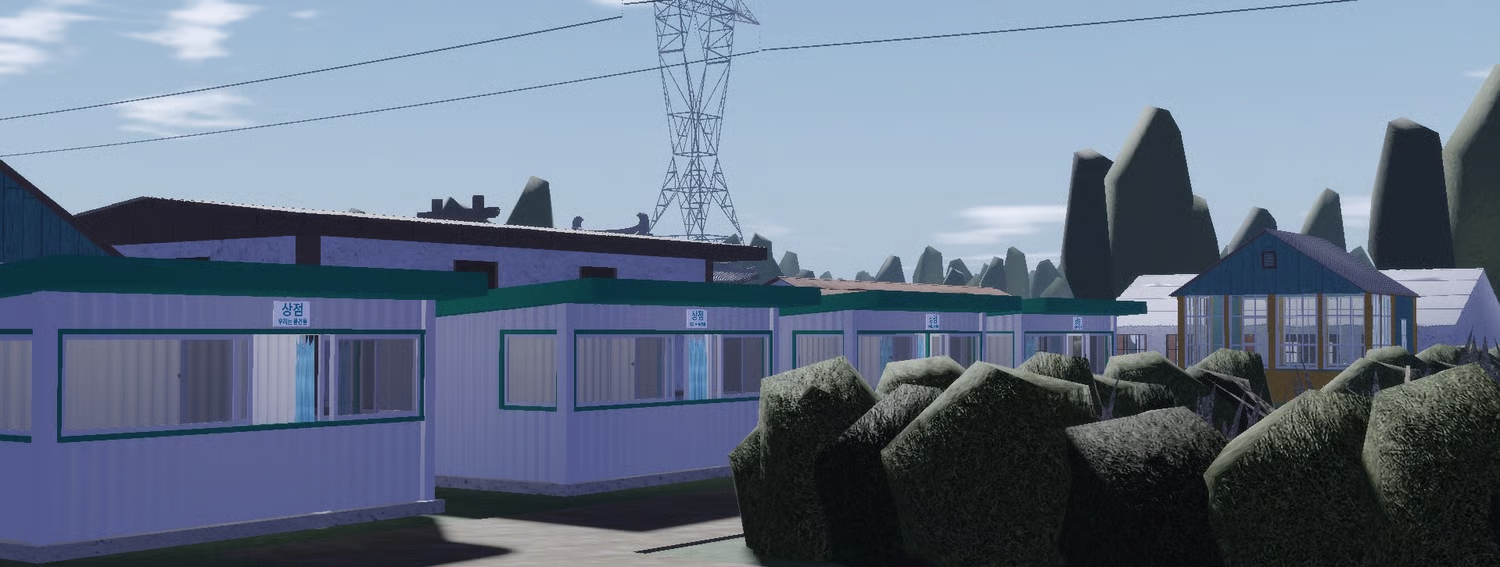 Asian-inspired residential districts in Roblox city