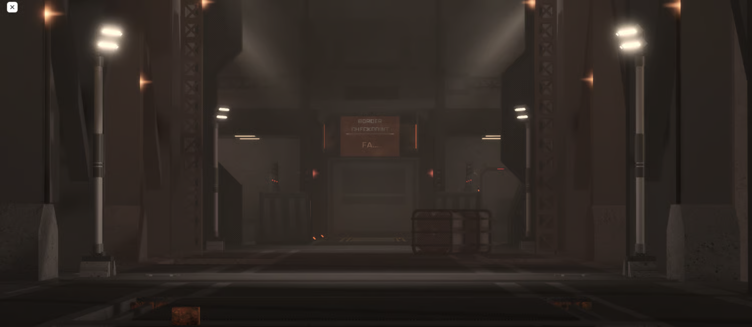 NPC vendor Joe interacting with players in Cyberpunk Border