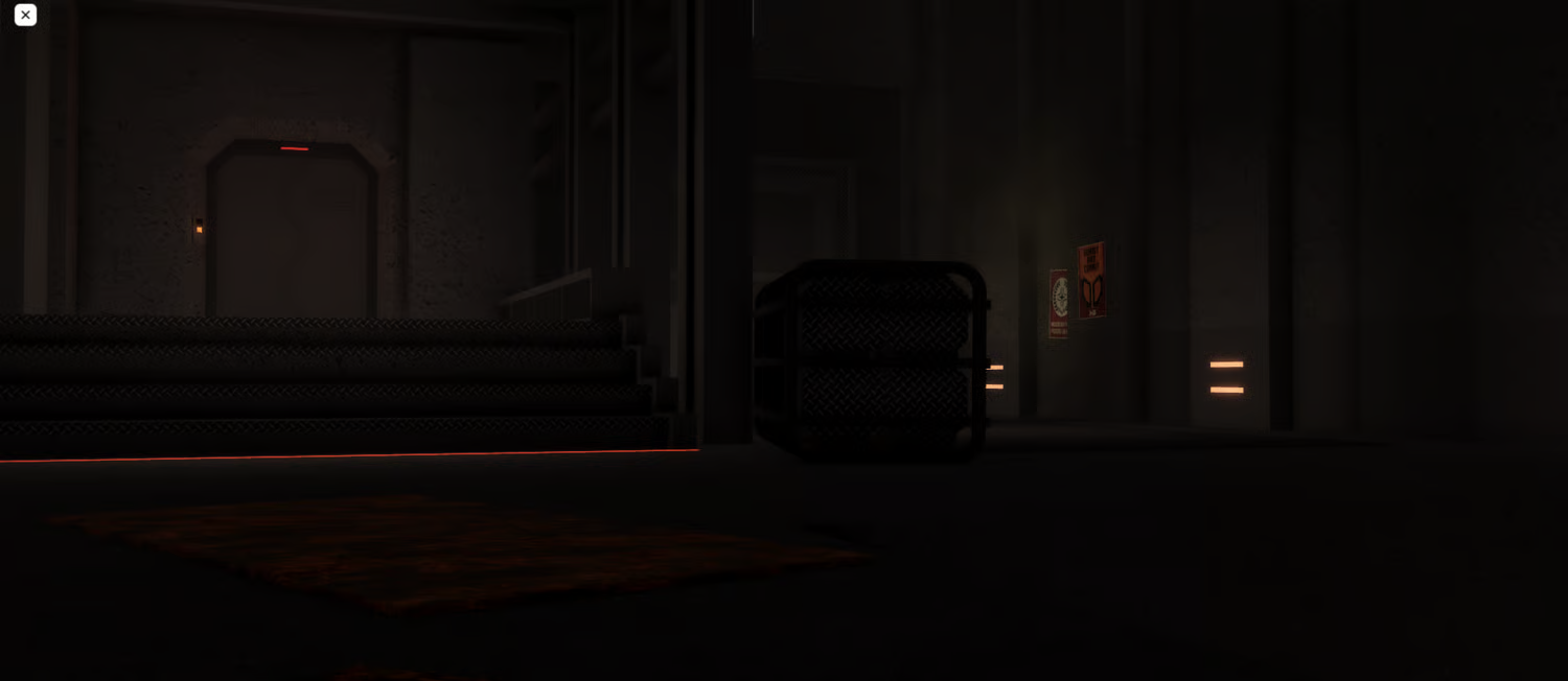 Player exploring indoor environment of Cyberpunk Border