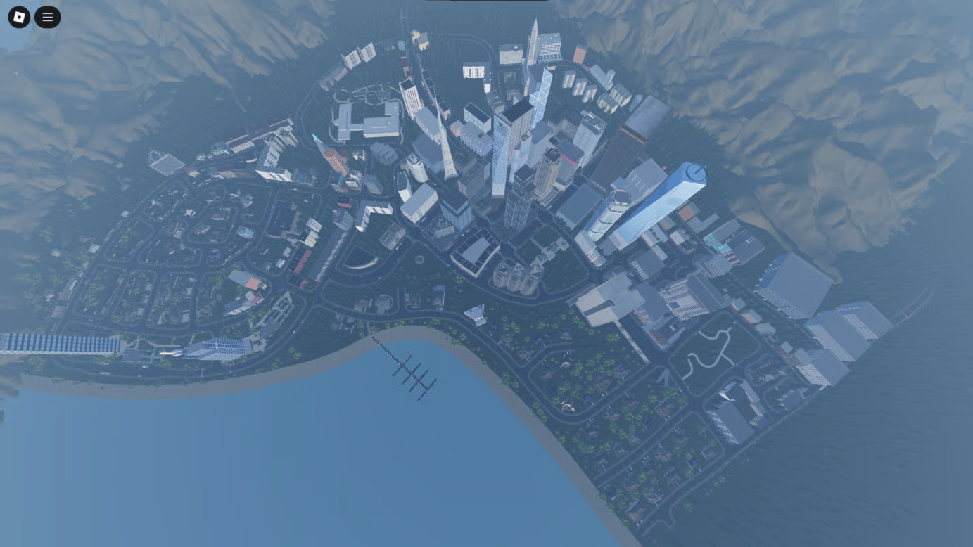 High-detail buildings in both neighborhoods
