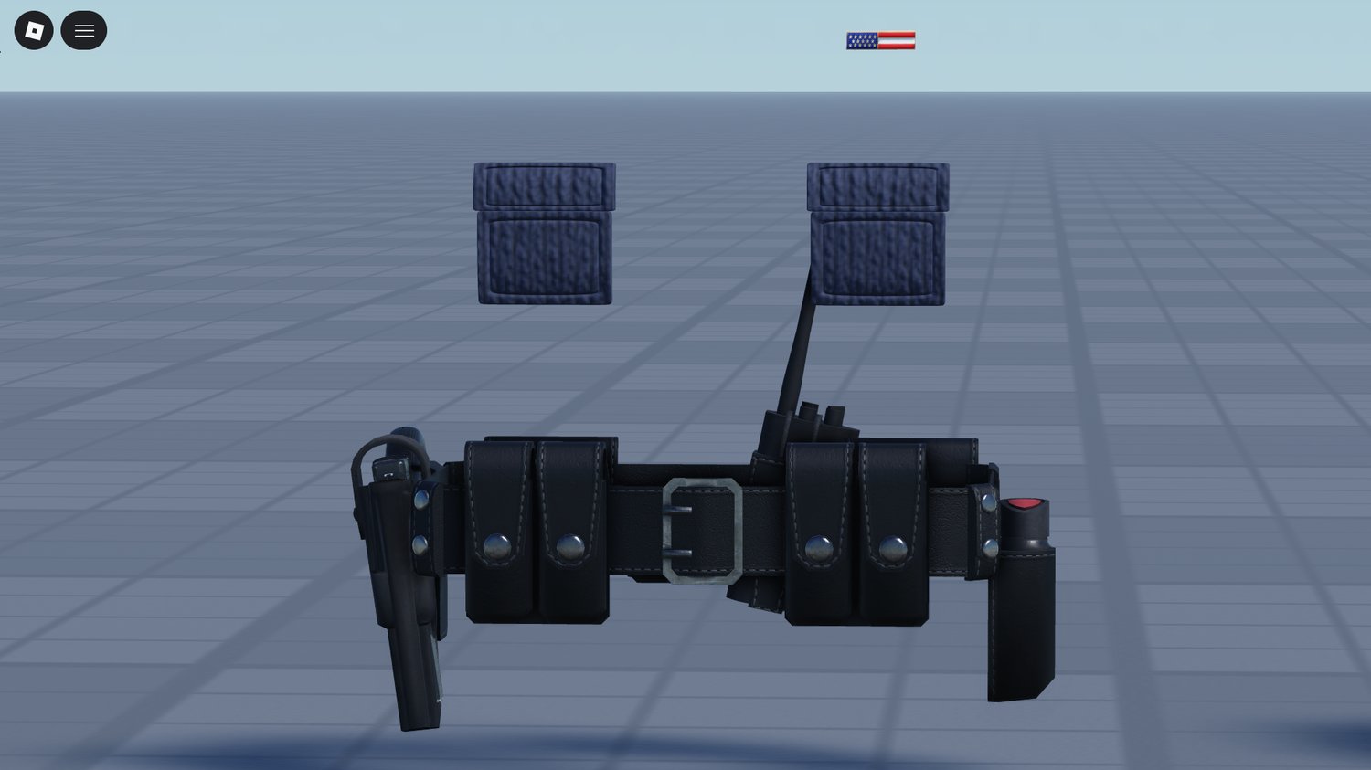 Police belt variants for roleplay avatars