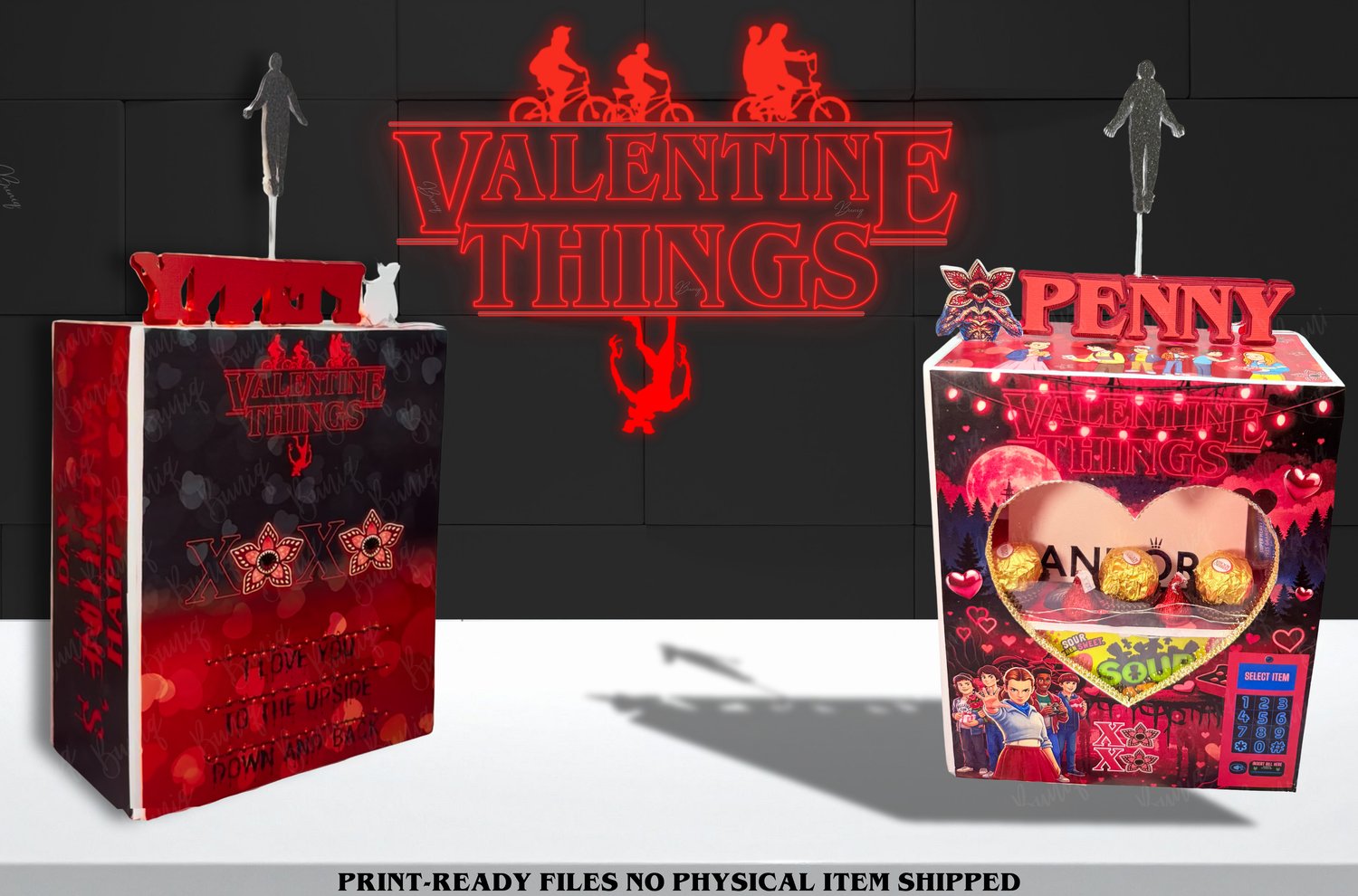 Stranger Things Inspired Vending Machine Gift Box | Valentine's