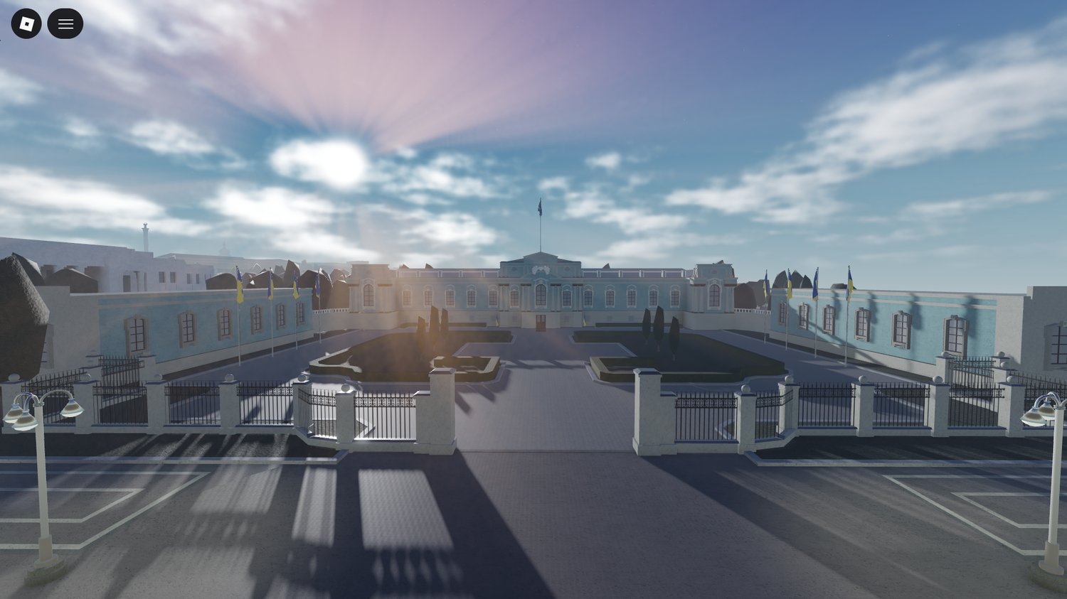 Streets and pathways around central square